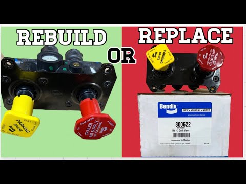HOW TO EASILY REBUILD A MV-3 BENDIX DASH BRAKE VALVE | BENDIX PART # 107216