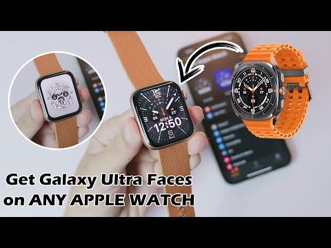 How to Install Samsung Watch Ultra Faces on ANY Apple Watch