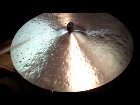 21, 2121g with 2 rivets - Handcrafted cymbals by Craig Lauritsen