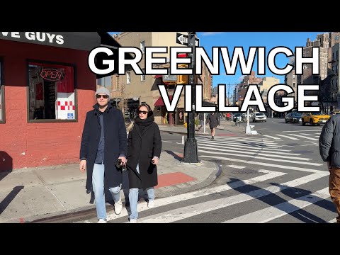NEW YORK CITY Walking Tour [4K] - GREENWICH VILLAGE