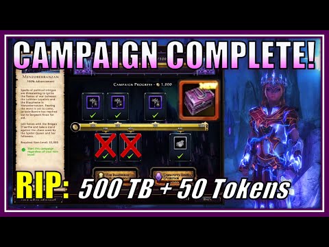 DON'T MISS OUT: 500 TB Fix Upcoming! (campaign complete) Eye of Odran Artifact Grind! - Neverwinter