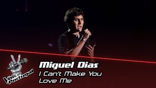 Miguel Dias - "I Can't Make You Love Me" | Provas Cegas | The Voice Portugal
