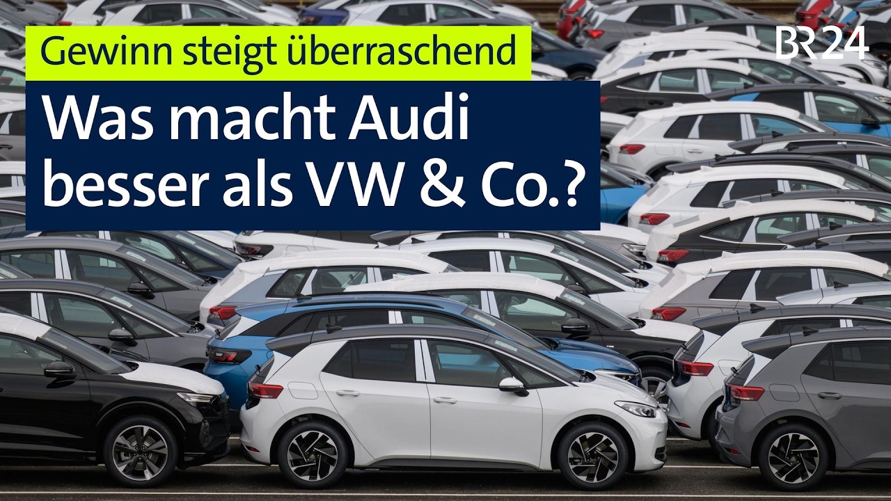 Gewinn steigt überraschend: Was macht Audi besser als VW & Co.? | BR24