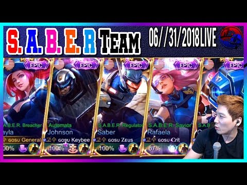 Picked S.A.B.E.R Team Wow  Mobile Legends North America Marksman Player