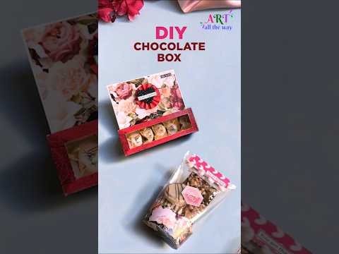 Surprise and Delight: DIY Chocolate Box for Special Moments | #diy #shorts #papercraft #giftideas