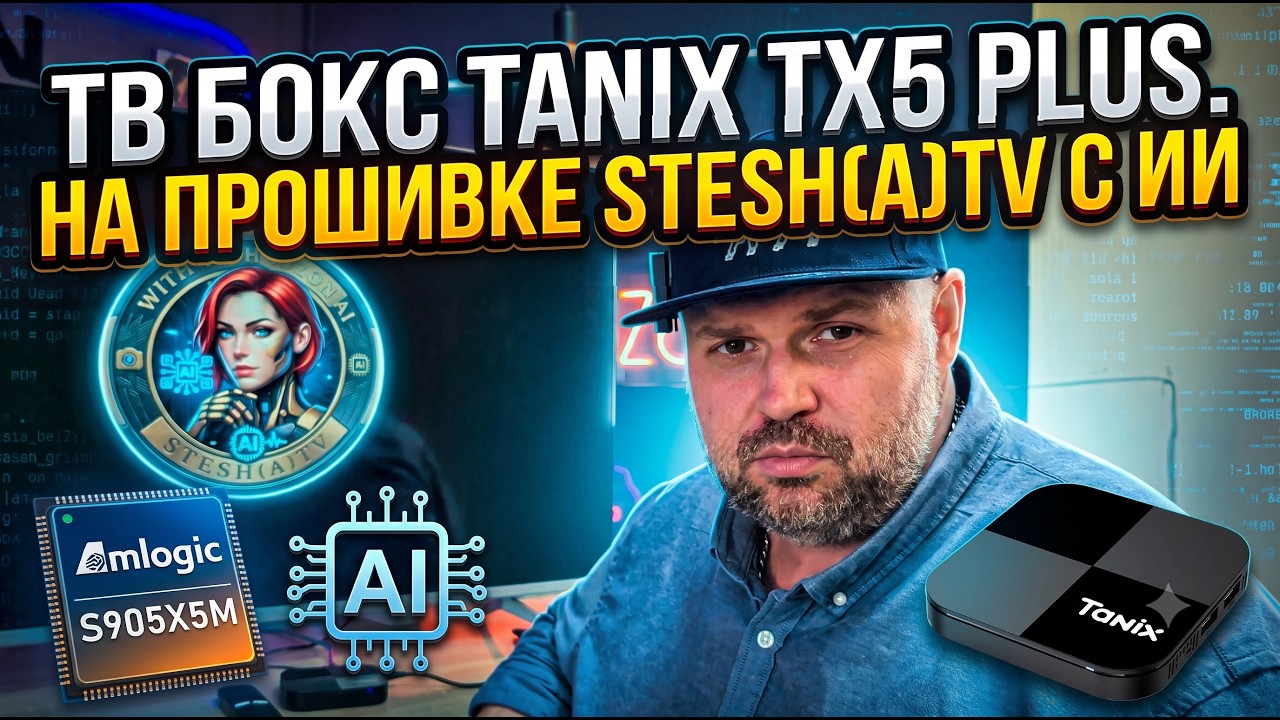 ТВ БОКС TANIX TX5 PLUS НА ПРОШИВКЕ STESH(A)TV. ОБЗОР, УСТАНОВКА ПРОШИВКИ, ГОЛОСОВОЙ ПОИС?