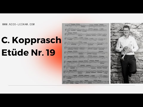 C. Kopprasch - Nr. 19, Allegro | 60 ausgewählte Etüden | Stück für Trompete | Vortragsstück | 2020