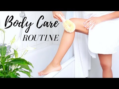 MY BODY CARE ROUTINE | Glowy Skin, What I Eat, Stretch Marks, Hair Removal… | Annie Jaffrey Video