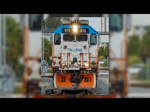 Tri-Rail 815 leading a doubleheader rotem consist into MIC