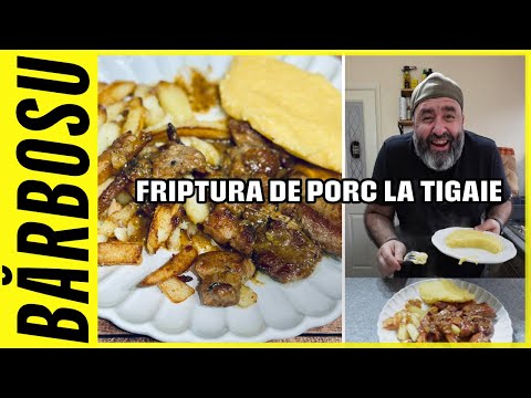 Atat de simplu de facut si atat de bun. FRIPTURA DE PORC LA TIGAIE