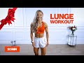 Lots of Lunges 20 Minute Leg Workout | Dumbbells + Bodyweight