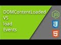 Load VS DOMContentLoaded Event