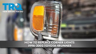 How to Replace Corner Lights 1996-2002 Toyota 4Runner