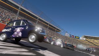 【GT7】20分間ひたすらフィアット 500 Fをぶつけるだけの動画【カスタムレース】