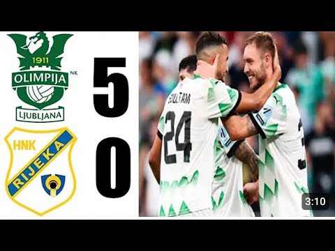 NK Nogometni Klub Olimpija Ljubljana 5-0 HNK Hrvat...