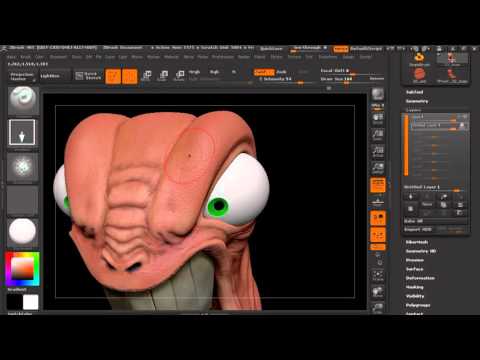 Introduction to ZBrush Tutorial 33
