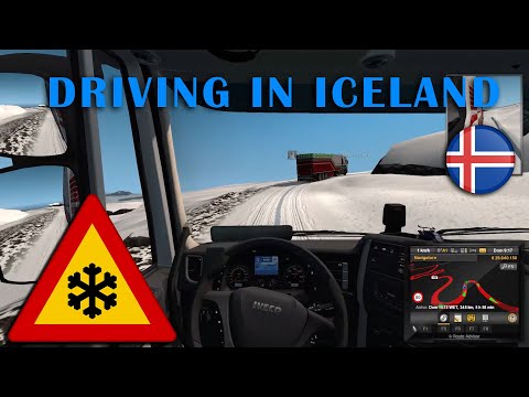 Euro Truck Simulator 2 | Driving from Akureyri to Vestmannaeyjar (Timelapse)