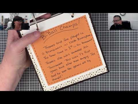 2019 Desk Calendar Turned Mini Album - July