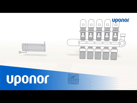 Šildomų grindų automatika Uponor Smatrix, Termostatas, Base T-145 standartinis video
