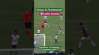 Gol do Fluminense! Lucho Acosta! Fluminense x Botafogo #brasileirão #futebol #fluminense