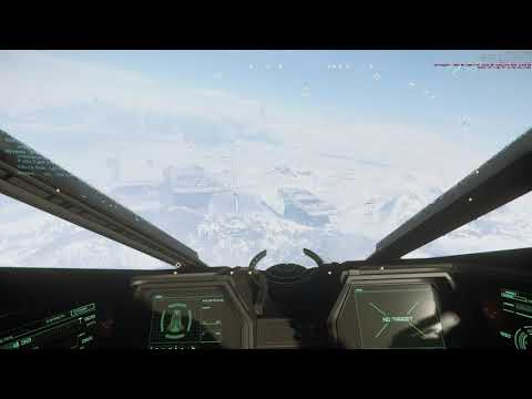 Star Citizen - Patch 3.8.0 PTU - Flying in snow storm