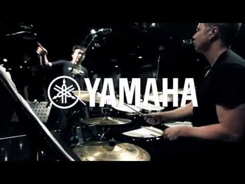 Cliff Almond on Yamaha Absolute Hybrid Maple Drums