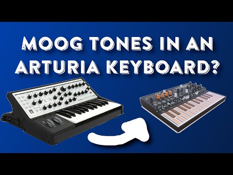 I sampled my Moog Sub Phatty into my Arturia Microfreak.