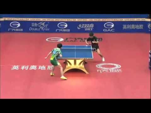 China Open-2014, 07.06.2014, Round 2, JEONG Sangeun (KOR) - ZHANG Jike (Занг Жаке) (CHN)