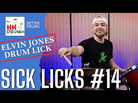 Sick Licks #14 - Elvin Jones Lick - Better Drums - Drum Lesson #165