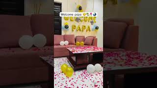 Download lagu Welcome to India 🇮🇳🥹🏡🌷 #welcome #papa #dad #decoration mp3