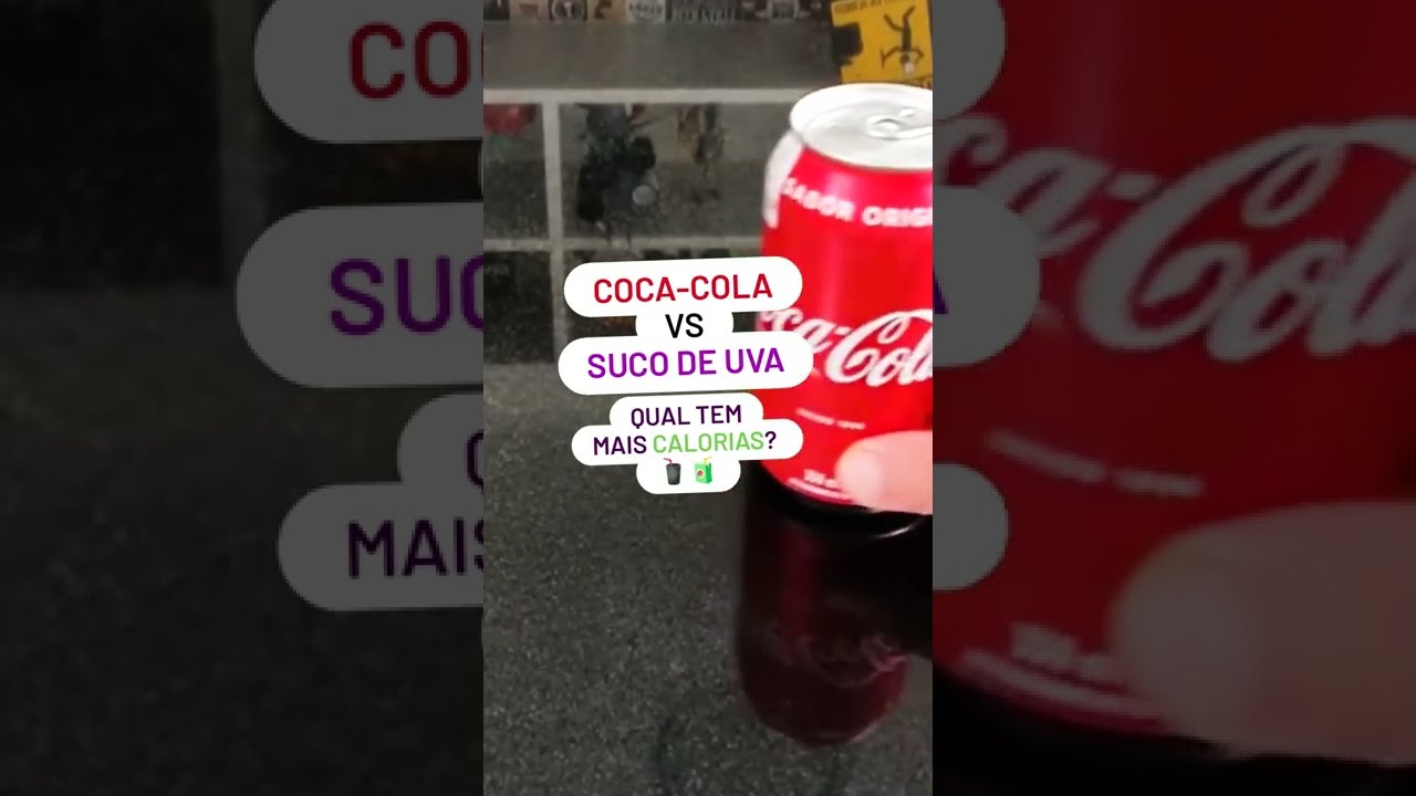 Coca-Cola vs Suco de Uva Qual Tem Mais Calorias