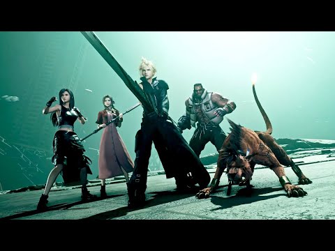 Full Party in Advent Children Outfits ★ Final Fantasy 7 Remake PC Mods Showcase