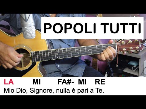 POPOLI TUTTI ACCLAMATE- RnS -  TUTORIAL CHITARRA