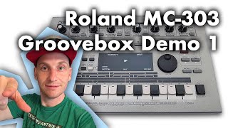 Roland MC-303 Groovebox Demo 1