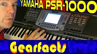 Video thumbnail for Yamaha PSR-1000 Workstation demo and tour. Synth has potential? by Gearfacts