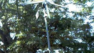 preview picture of video 'Wind Generator installation in NC, July 2010, Wind energy, 2000 watt generator'
