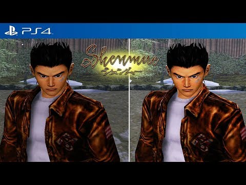 SHENMUE (PS4) - Standard VS High-Res Mode Comparison @ 1440p QHD ✔
