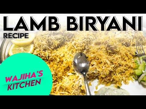 Resturant Style | LAMB BIRYANI RECIPE | Wajiha's Kitchen