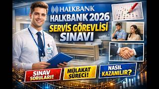 Halkbank 2026 Servis Görevlisi Alımı: İkamet Şartı, Sınav Konuları ve Tüm Detayl