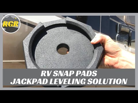 RV SnapPad Permanently Attached Leveling Jack Pad | Product Review