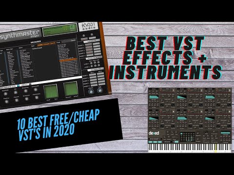 10 BEST VST'S OF 2020 (Free AND Paid) | Best VST Effects and Instruments for Under $250 TOTAL!