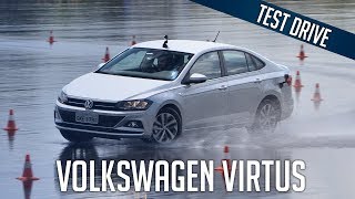 Volkswagen Virtus na pista de testes