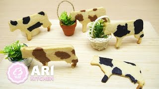젖소쿠키 만들기 How to Make Cow Shaped Cookies! - Ari Kitchen