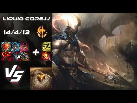 Team Liquid CoreJJ SUPPORT Pantheon vs Bard - NA Grandmaster Patch 25.S1.4