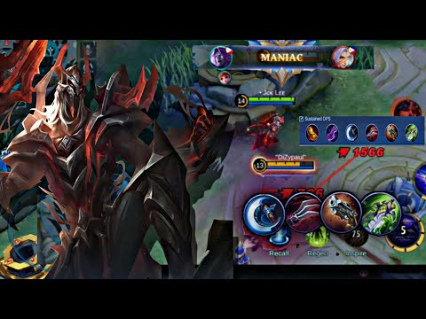 RIP SAVAGE!! DOUBLE MANIAC UNSTOPPABLE MOSCOV BEST BUILD 2022 HACK DAMAGE - MLBB