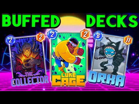 New BUFFED Decks! Luke Cage and Orka Hit the Gym! - Marvel Snap