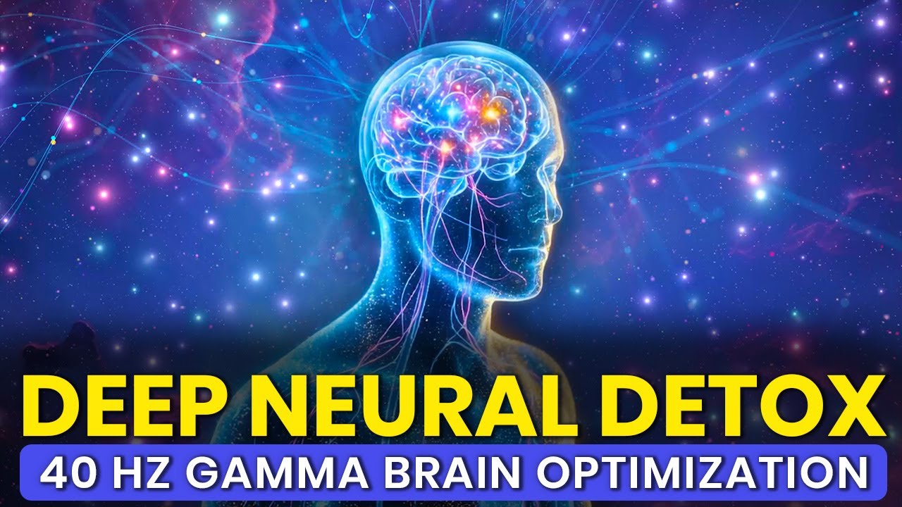 40 Hz Gamma Waves Deep Neural Detox: Optimize Brain Function & Clarity