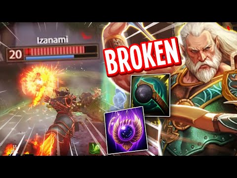 I Found the Most BROKEN Chiron BUILD IN SMITE!