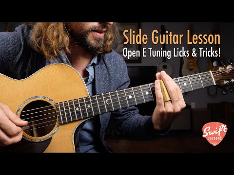 Open E Tuning Rhythm & Slide Guitar Lesson | Chords, Shuffles & Licks!