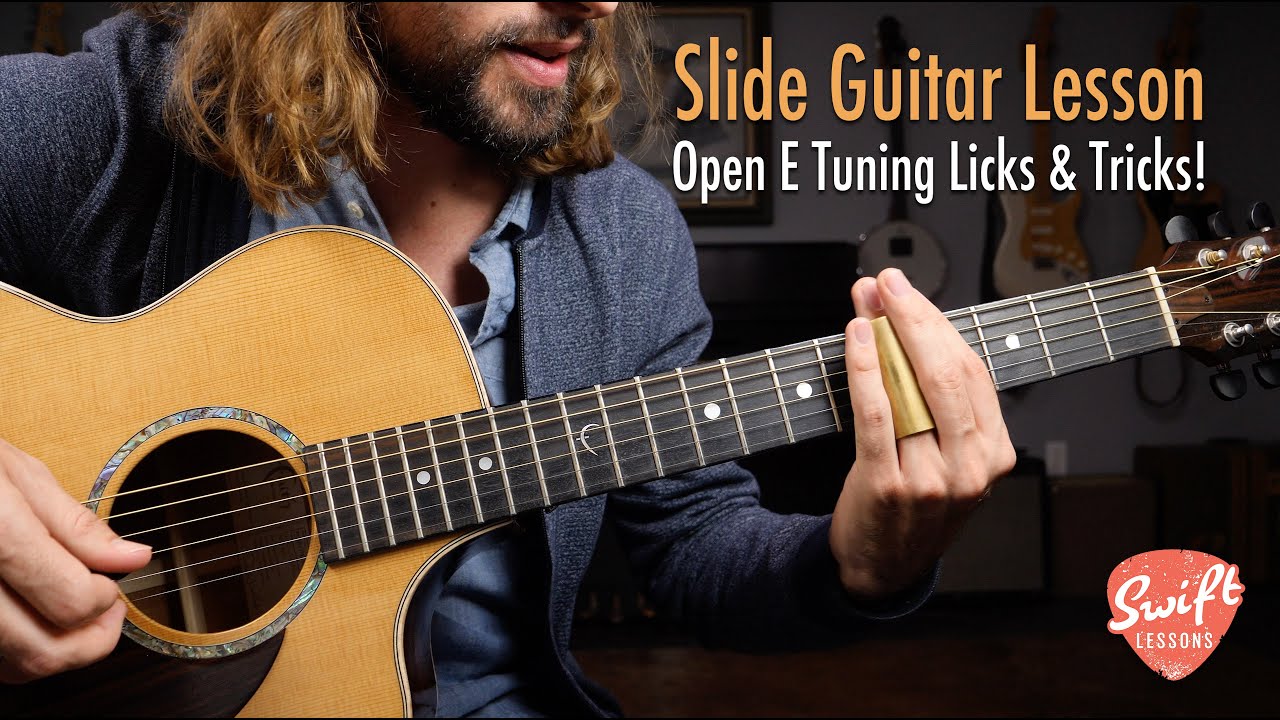 Open E Tuning Rhythm & Slide Guitar Lesson | Chords, Shuffles & Licks!
